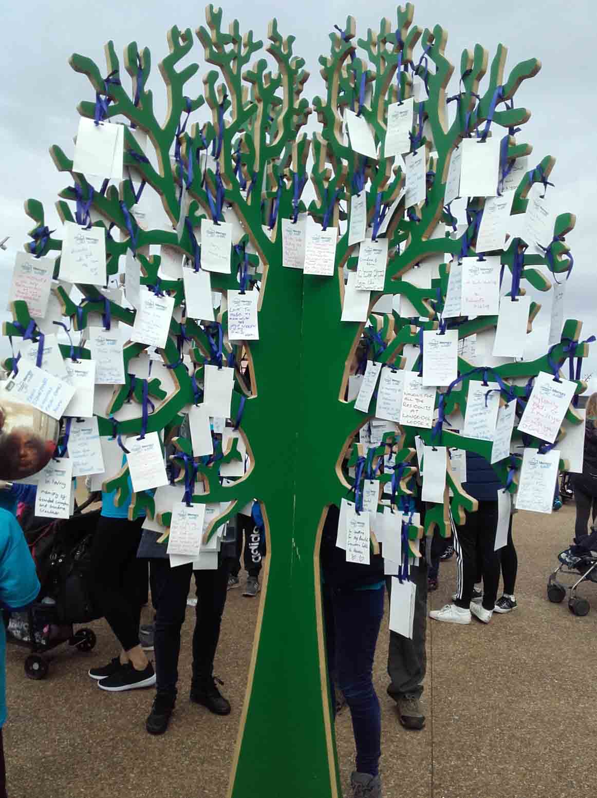 Debbie tackles Blackpool Memory Walk Roy Quinton Funeral Directors