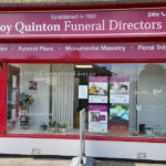 The outside of Roy Quinton Funeral Directors Tettenhall Wood branch.